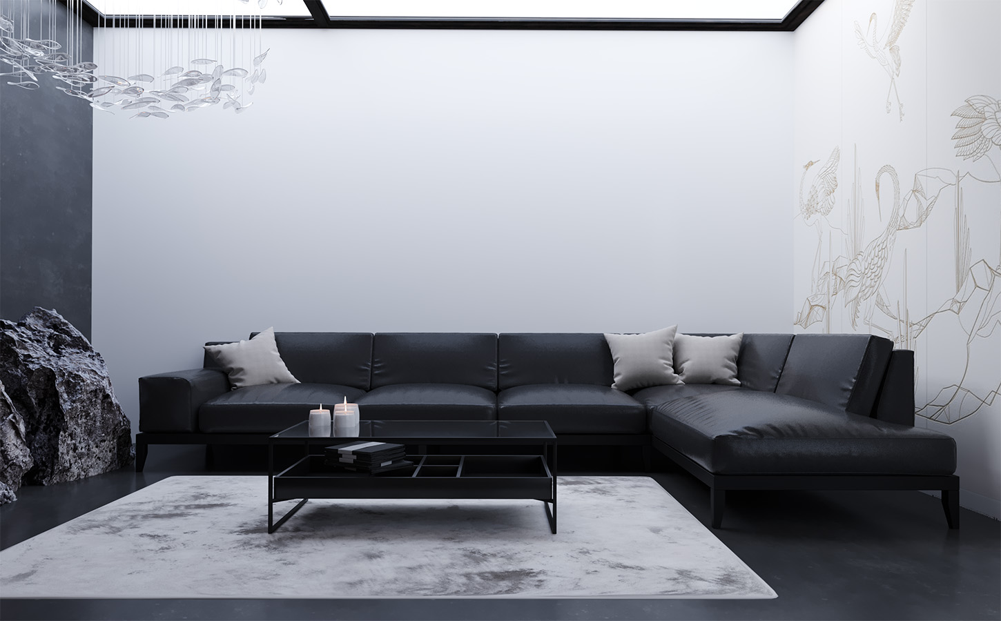 Zen magic of the blank wall Zen magic of the blank wall