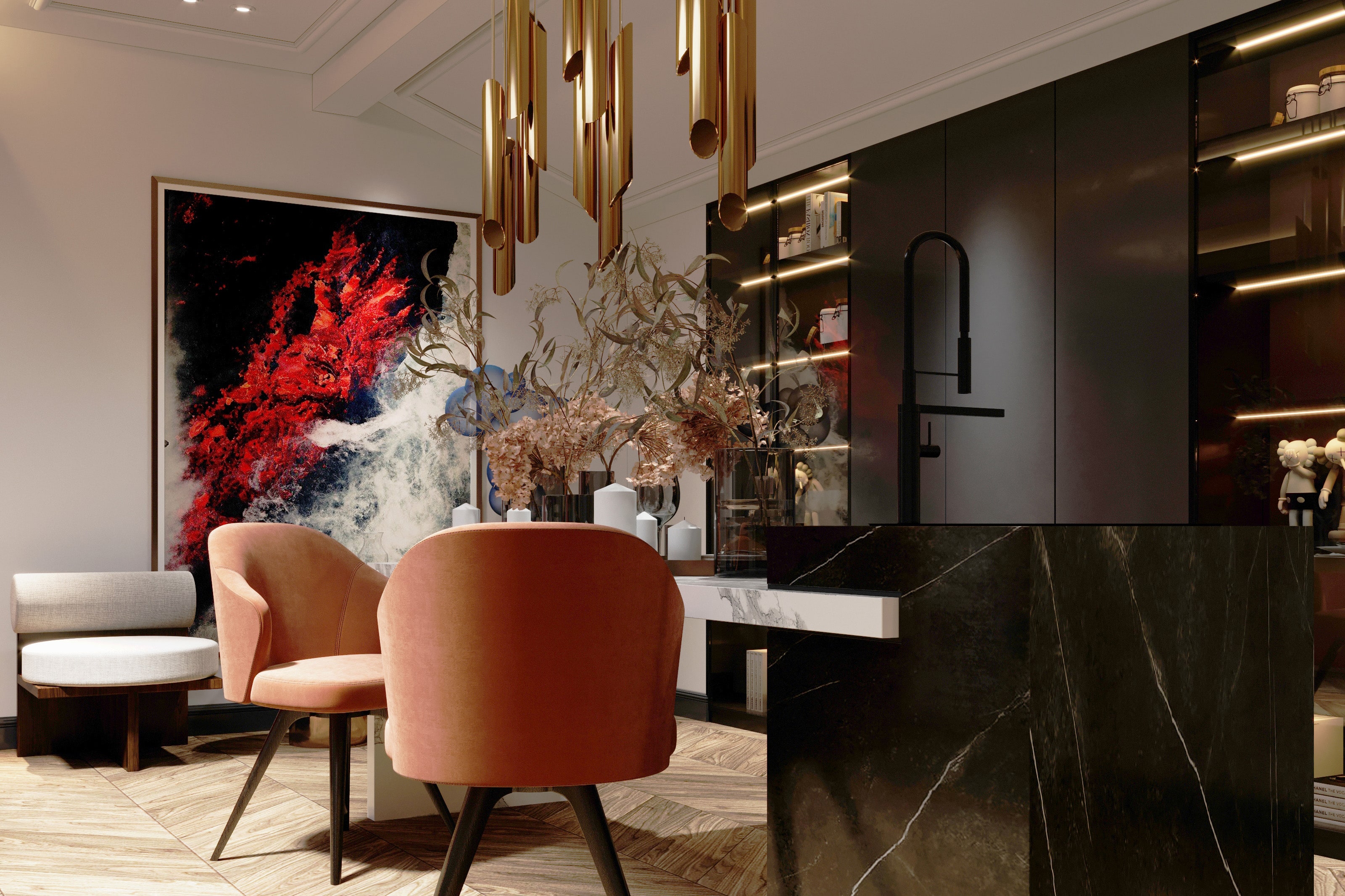Penthouse interior design